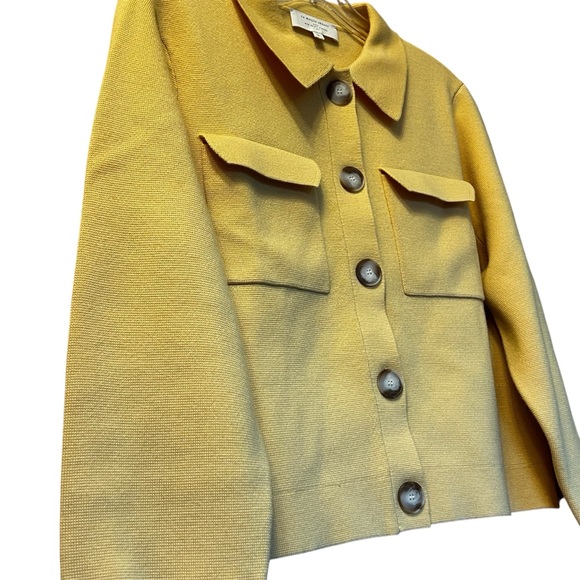 Sezane Yellow Cardigan Sweater - Picture 5 of 10
